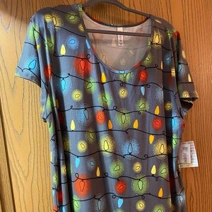 3xl new with tags holiday lularoe classic t